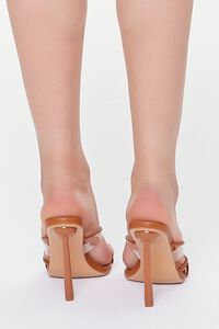TAN Strappy Open-Toe Stiletto Heels, image 3
