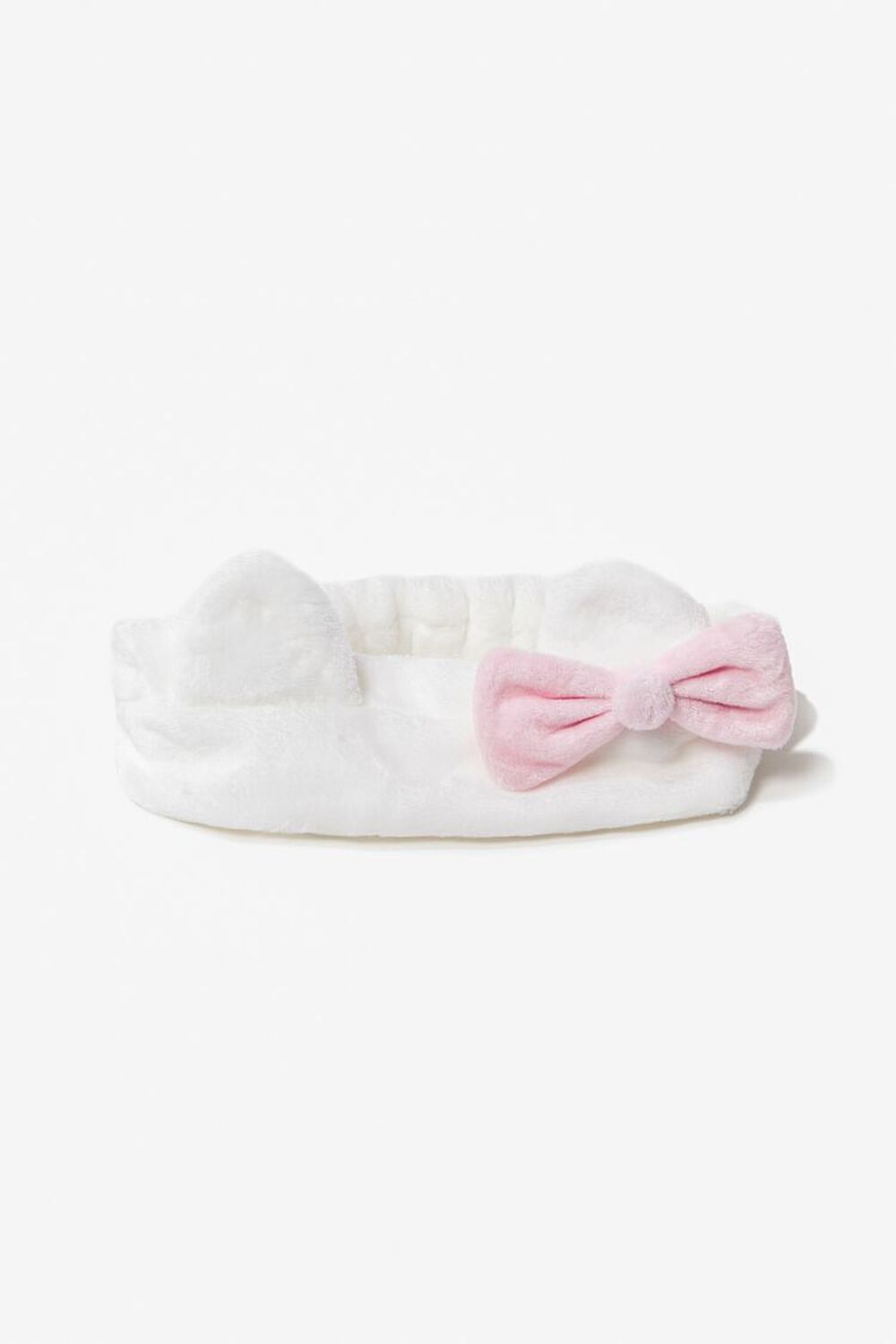 WHITE/PINK Plush Hello Kitty Headwrap, image 1
