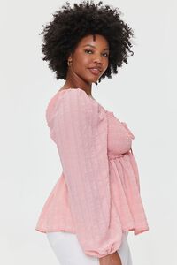 ROSE Plus Size Sweetheart Gingham Top, image 2