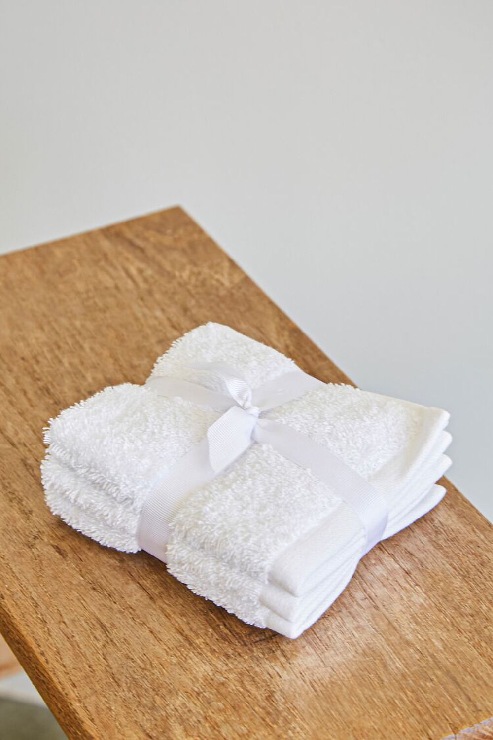 WHITE Organically Grown Cotton Towel Set, image 1