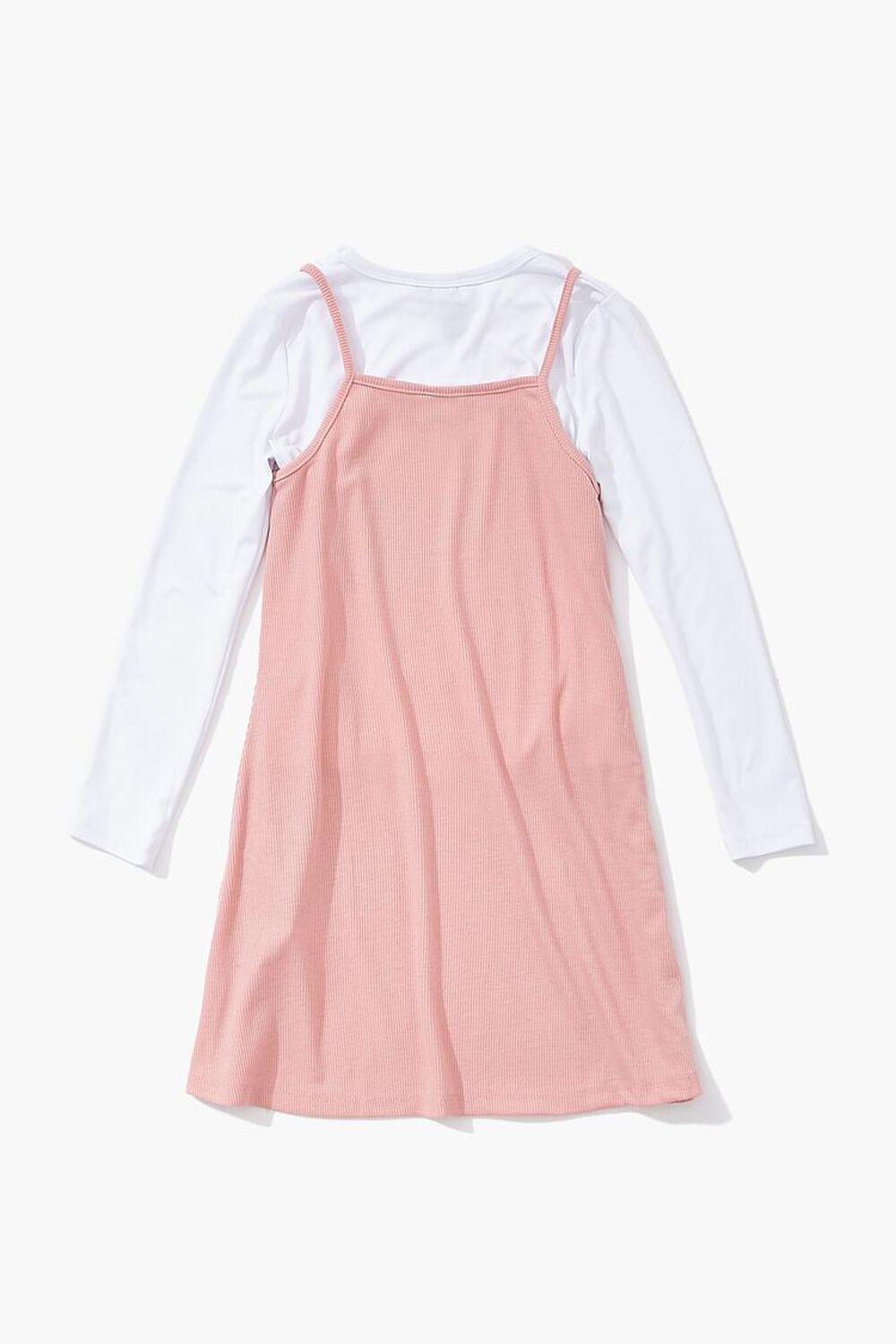 MAUVE/WHITE Girls A-Line Combo Dress (Kids), image 2