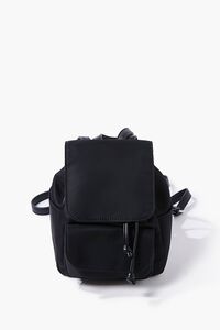 Drawstring Flap-Top Backpack, image 1