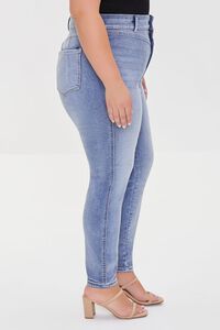 DARK DENIM Plus Size Skinny Uplyfter Jeans, image 3