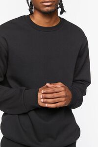 BLACK Fleece Crew Sweatshirt, image 5