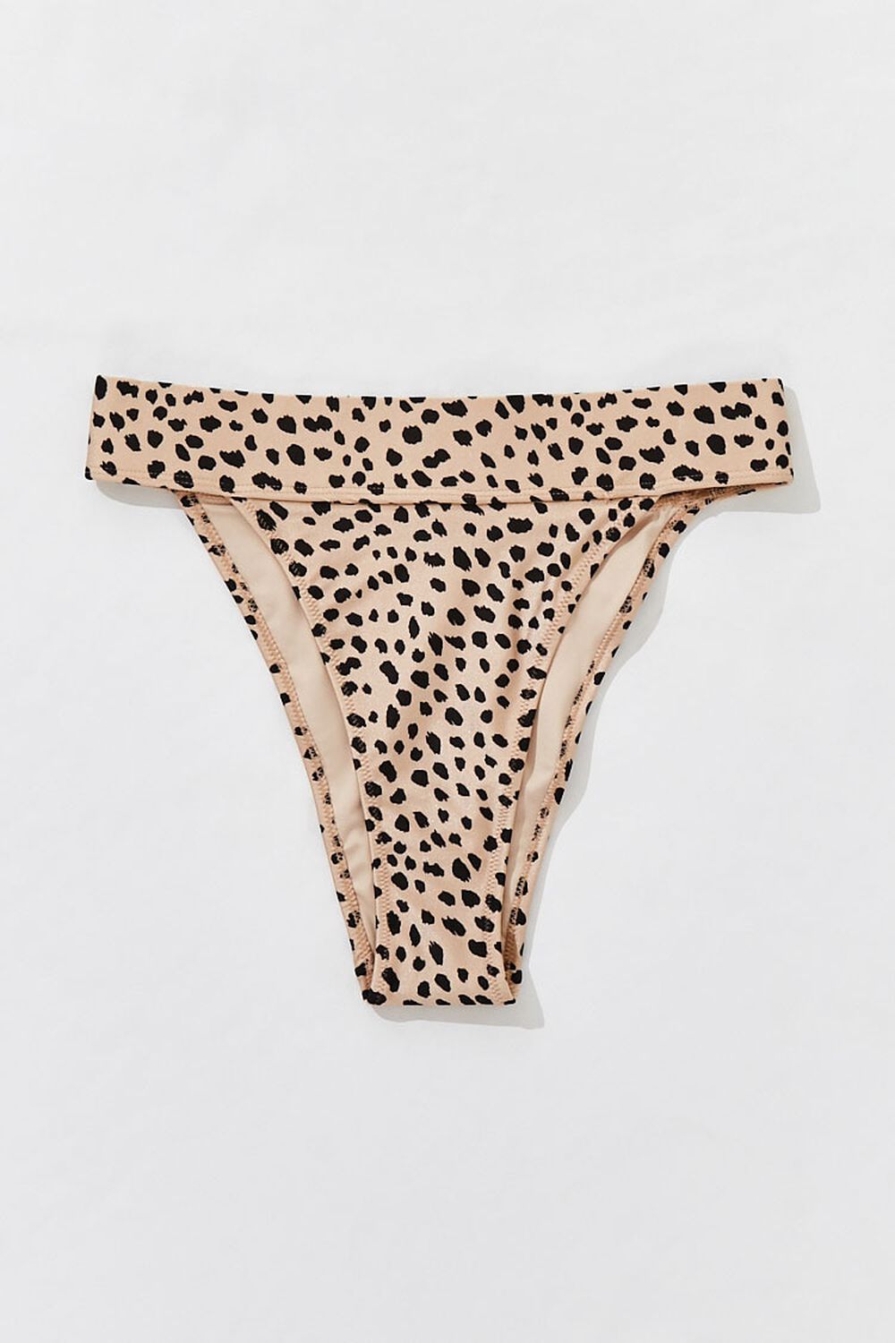 Cheetah High-Cut Bikini Bottoms