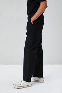 BLACK Pocket Slim-Fit Pants, image 3