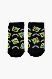 Kids SpongeBob SquarePants Ankle Sock Set - 3 Pack (Girls + Boys), image 4