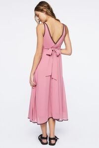 ROSE Chiffon Lace-Trim Dress, image 4