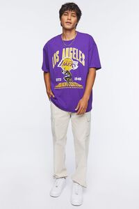 PURPLE/MULTI Los Angeles Lakers Graphic Tee, image 4