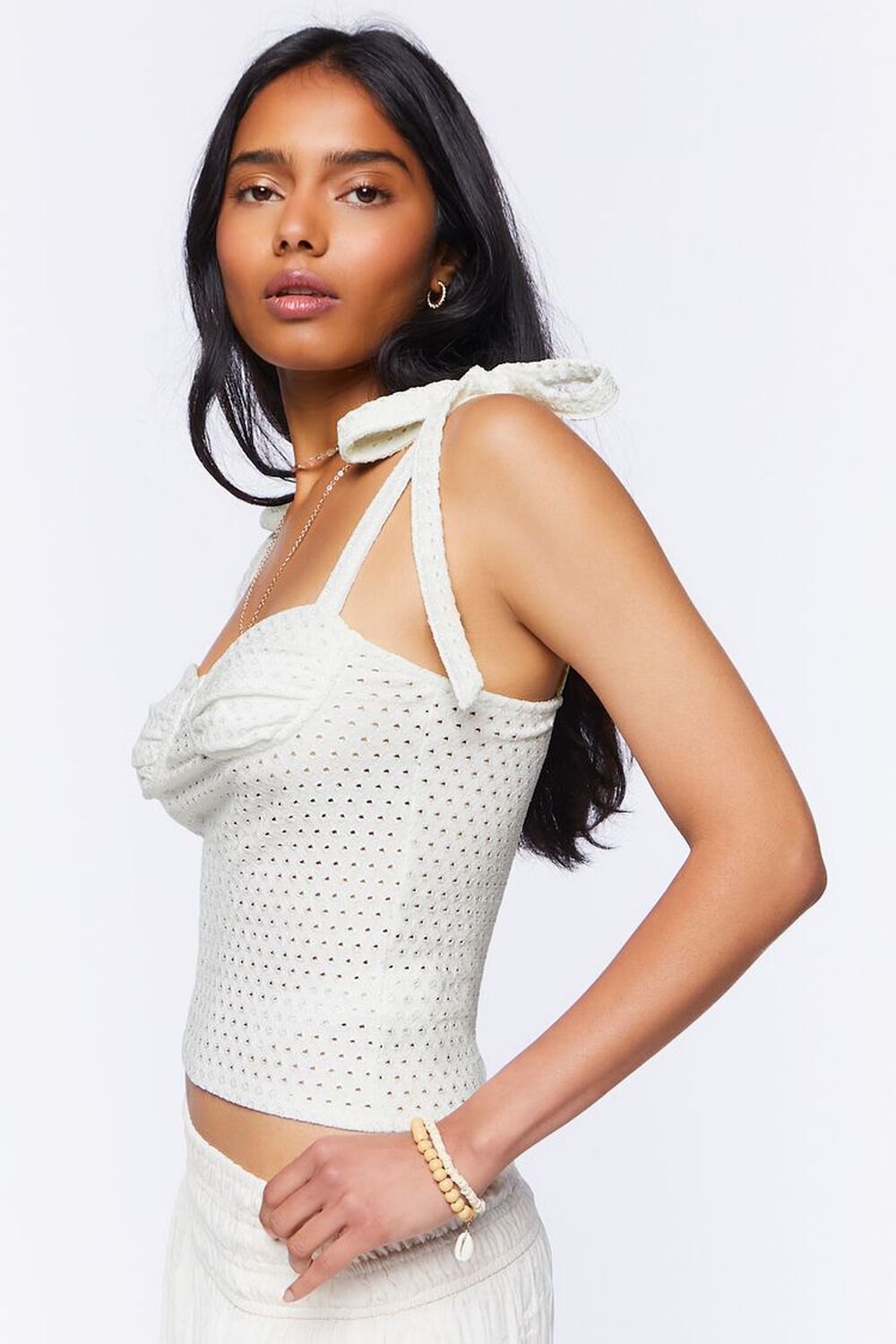 Perforated Tie-Strap Cami, image 2