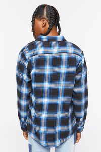 BLACK/BLUE Plaid Flannel Shirt, image 3