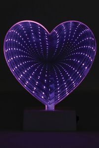 PURPLE Heart-Shaped Lamp, image 2