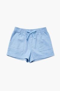 BLUE Girls Linen-Blend Shorts (Kids), image 3