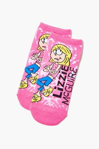 PINK/MULTI Lizzie McGuire Ankle Socks, image 1