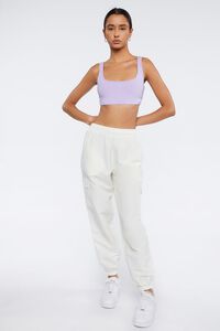 LILAC Ribbed Crisscross Cropped Tank Top, image 4