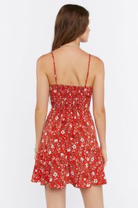 RED/MULTI Floral Print Cami Mini Dress, image 3