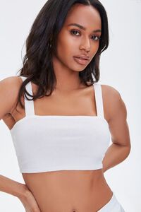 Sweater-Knit Crop Top, image 1