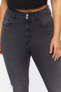 WASHED BLACK Plus Size Uplyfter Skinny Jeans, image 5