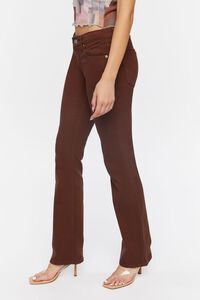 BROWN Low-Rise Bootcut Jeans, image 3
