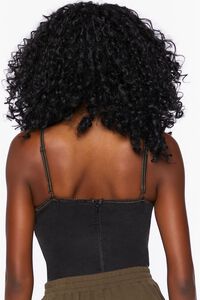 BLACK Denim Bustier Bodysuit, image 3
