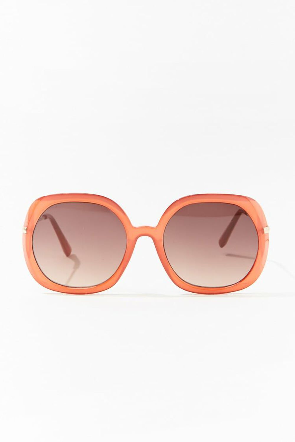 RUST/BROWN Square Tinted Sunglasses, image 1