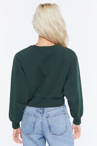 GREEN/MULTI New York Graphic Cropped Pullover, image 3