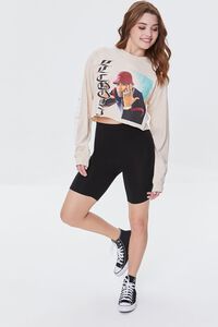 TAUPE/MULTI LL Cool J Graphic Cropped Tee, image 4