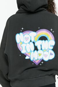 CHARCOAL/MULTI Not In The Mood Graphic Hoodie, image 6
