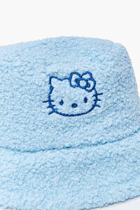 BLUE Girls Embroidered Hello Kitty Bucket Hat (Kids), image 2