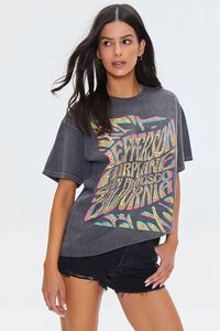 CHARCOAL/MULTI Jefferson Airplane Graphic Tee, image 1