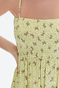 YELLOW/MULTI Butterfly Ditsy Floral Cami Dress, image 5