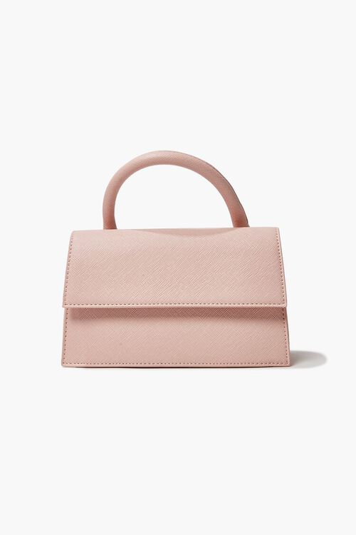 PINK Structured Flap-Top Crossbody Bag, image 1