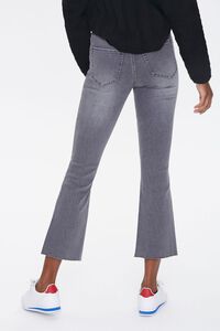 GREY High-Rise Flare Ankle Jeans, image 4