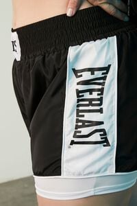 BLACK/WHITE Plus Size Everlast Shorts, image 6