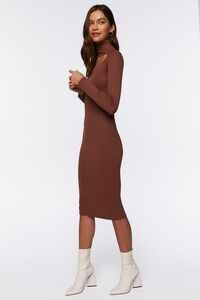 ESPRESSO Cutout Sweater Midi Dress, image 2