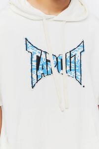WHITE/MULTI Tapout Short-Sleeve Hoodie, image 5
