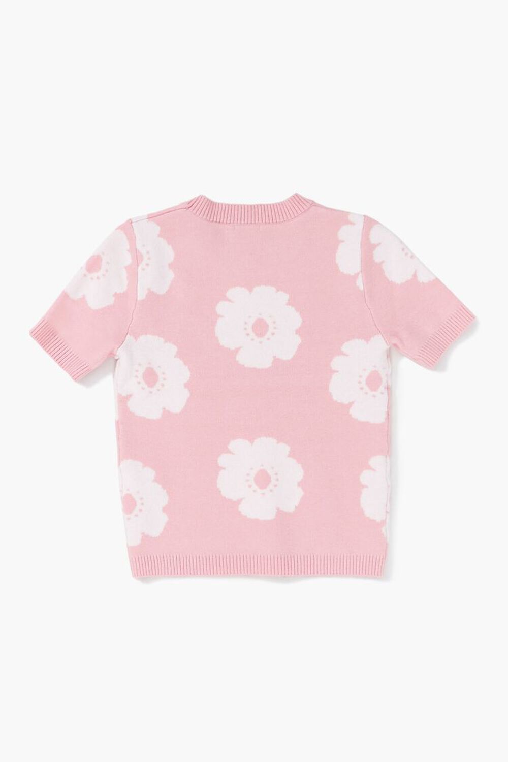 Girls Floral Sweater-Knit Top (Kids), image 2