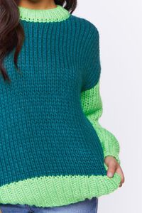 Colorblock Purl Knit Sweater, image 5