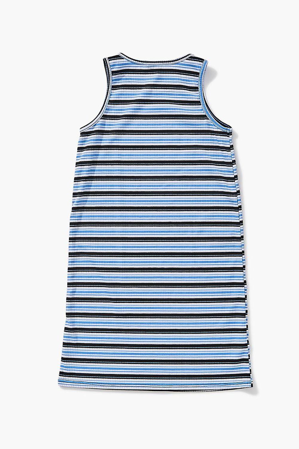 BLUE/MULTI Girls Striped Tank Dress (Kids), image 2