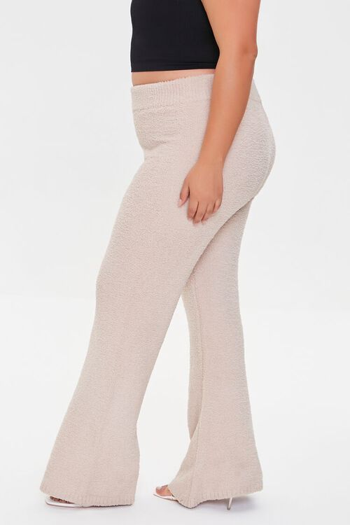 TAUPE Plus Size Flare Pants, image 3