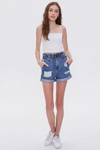 Straight-Neck Cropped Cami, image 4