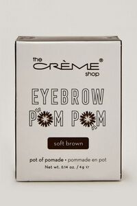 SOFT BROWN The Crème Shop Eyebrow Pom Pom Pomade, image 2