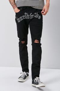 Worldwide Graphic Skinny Jeans, image 2