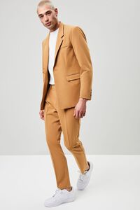 BROWN Pleated Tapered Pants, image 5