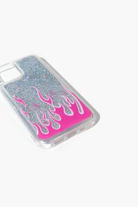 PINK/MULTI Flame Glitter Case for iPhone 12, image 3