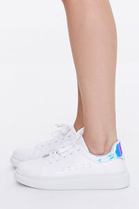 BLUE/MULTI Iridescent-Panel Low-Top Sneakers, image 2