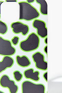 GREEN/MULTI Cow Print Case for iPhone 12, image 2