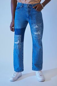 LIGHT DENIM/MULTI FUBU Slim-Fit Jeans, image 2