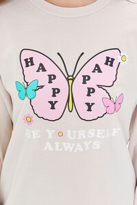 TAUPE/MULTI Be Yourself Always Graphic Tee, image 5