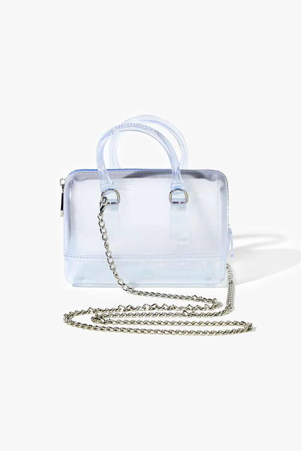 Transparent Mini Crossbody Bowler Bag, image 1